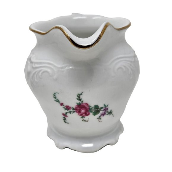 Vintage Wawel Royal Vienna Collection Sugar Bowl with Lid & Creamer White Floral - Picture 14 of 16